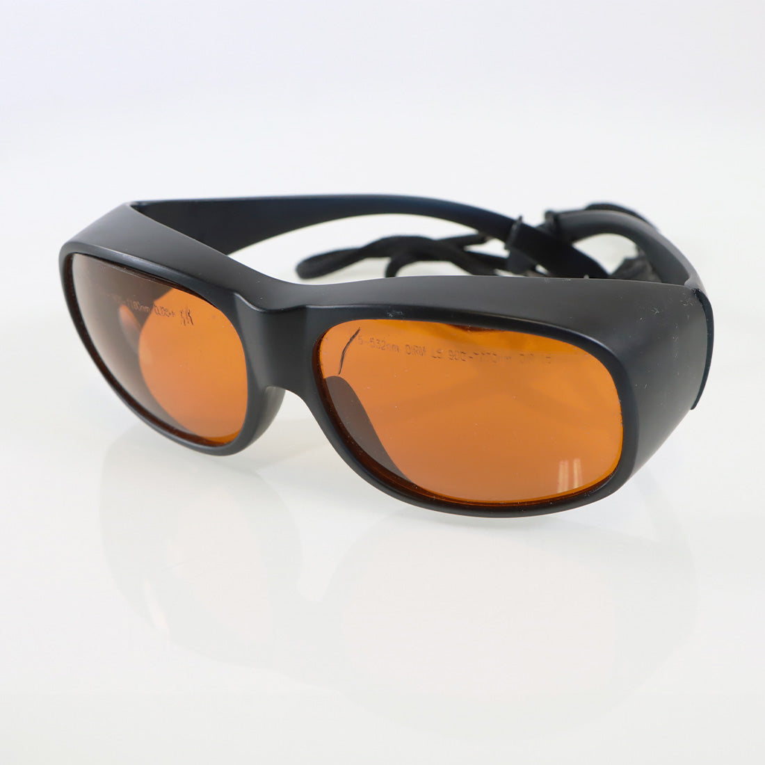 Laser Optic PPE Safety Glasses Black Frame Orange Lens 200-534 900-1100nm
