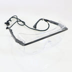 Operator Safety Glasses Eyewear Goggles Clear Lens Uvex Black Frame