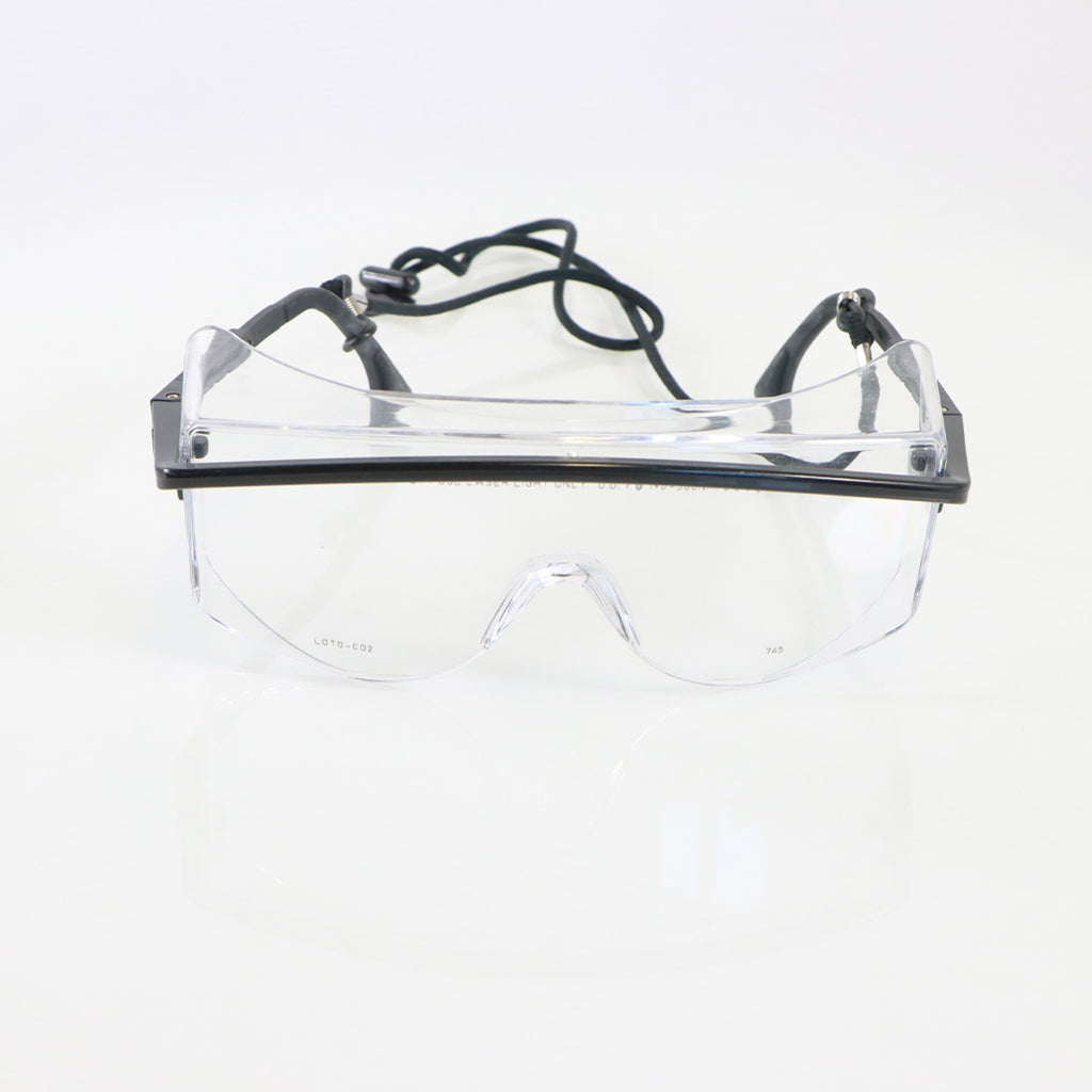 Operator Safety Glasses Eyewear Goggles Clear Lens Uvex Black Frame