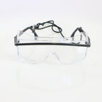 Operator Safety Glasses Eyewear Goggles Clear Lens Uvex Black Frame