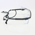 Operator Safety Glasses Eyewear Goggles Clear Lens Uvex Black Frame