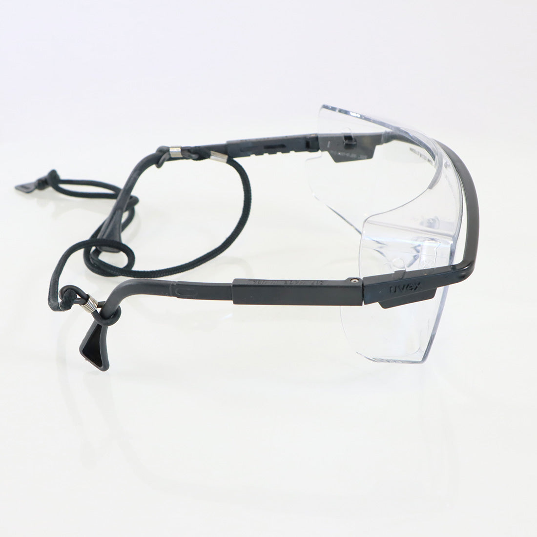 Operator Safety Glasses Eyewear Goggles Clear Lens Uvex Black Frame