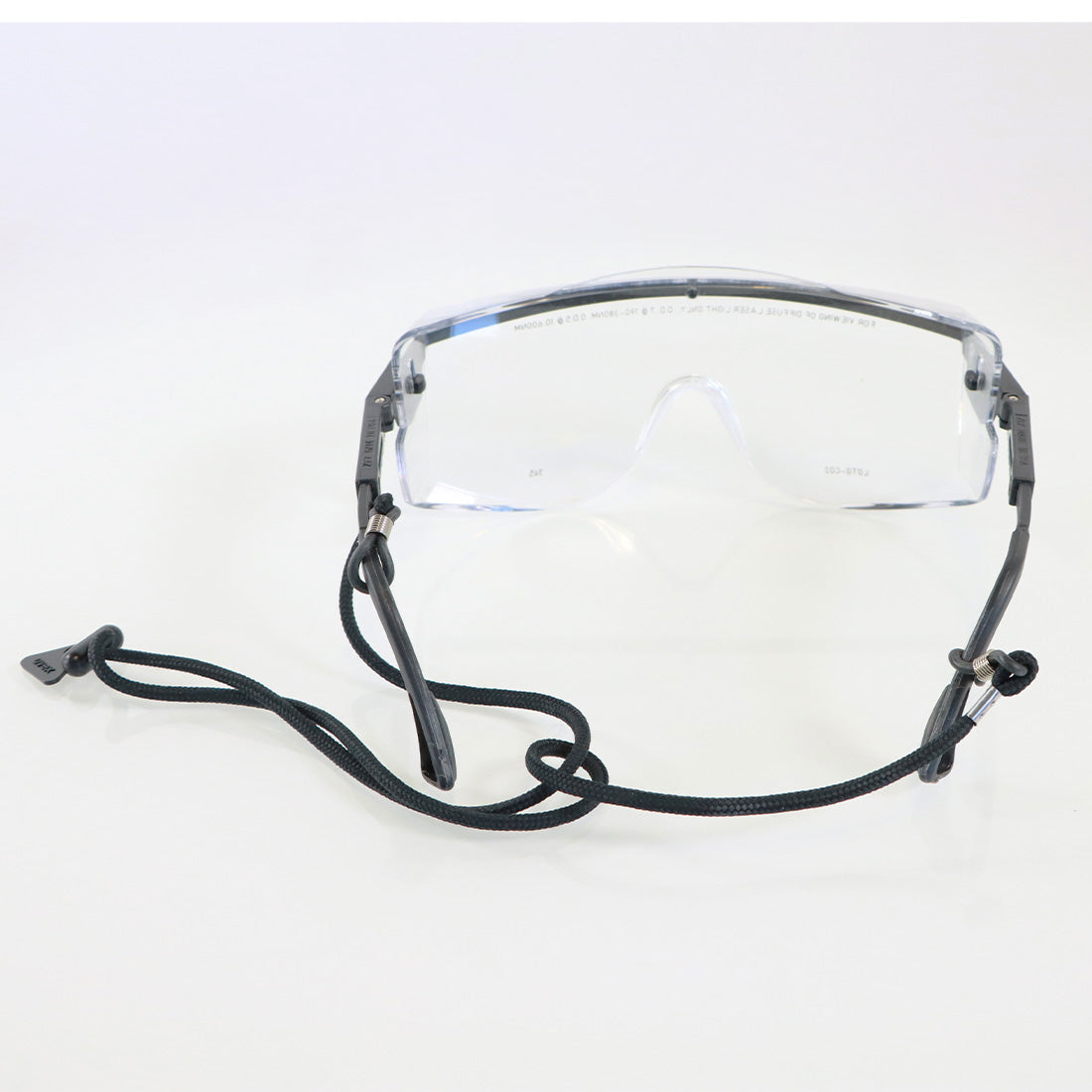 Operator Safety Glasses Eyewear Goggles Clear Lens Uvex Black Frame