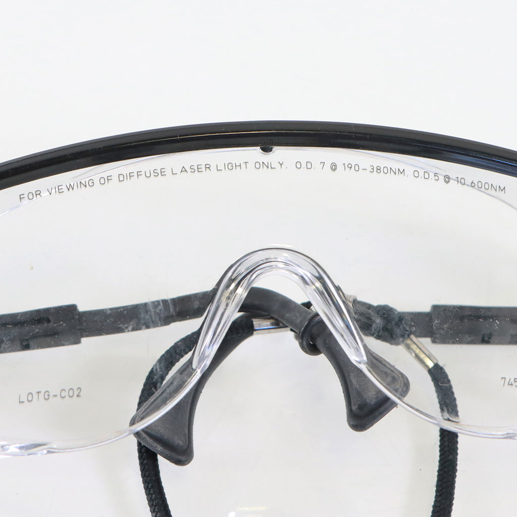 Operator Safety Glasses Eyewear Goggles Clear Lens Uvex Black Frame