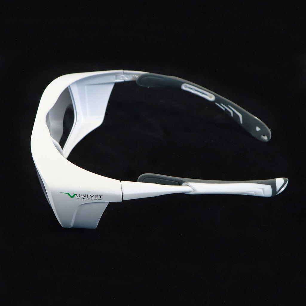 Univet CO2 Laser Operator Eyewear 10600 nm Safety Glasses White Frame Clear Lens