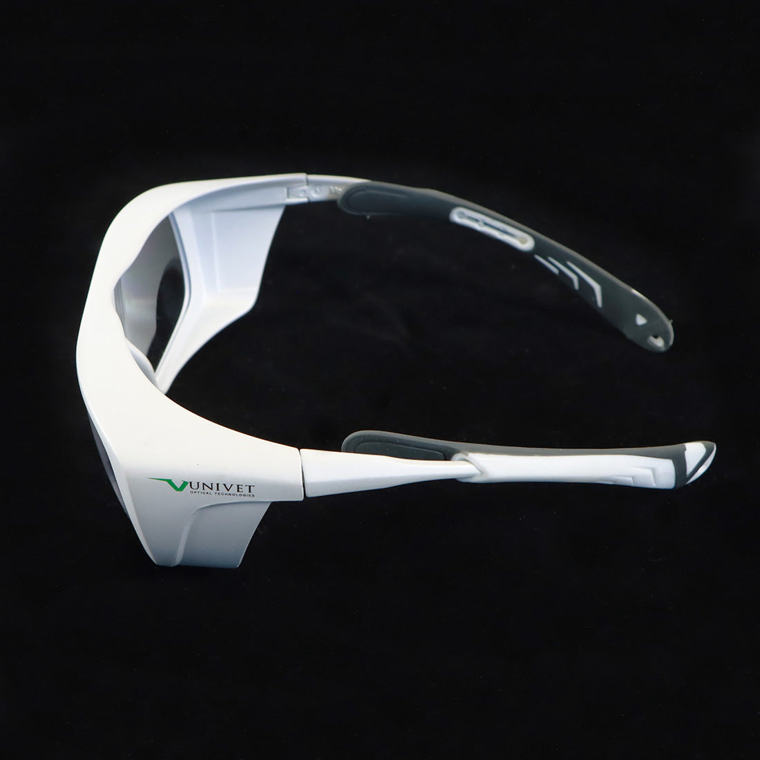 Univet CO2 Laser Operator Eyewear 10600 nm Safety Glasses White Frame Clear Lens