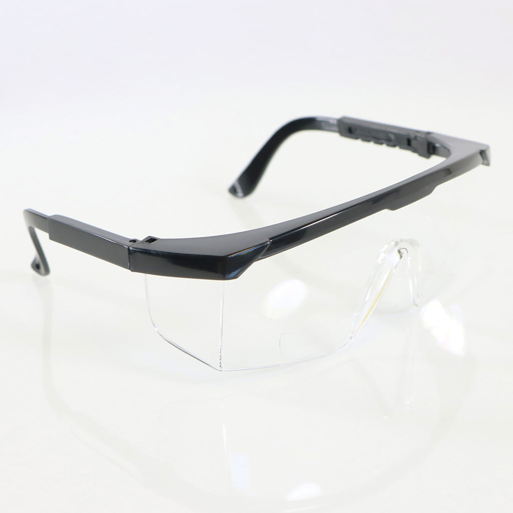 Operator Safety Glasses Eyewear Goggles Uvex Black Frame Clear Lens