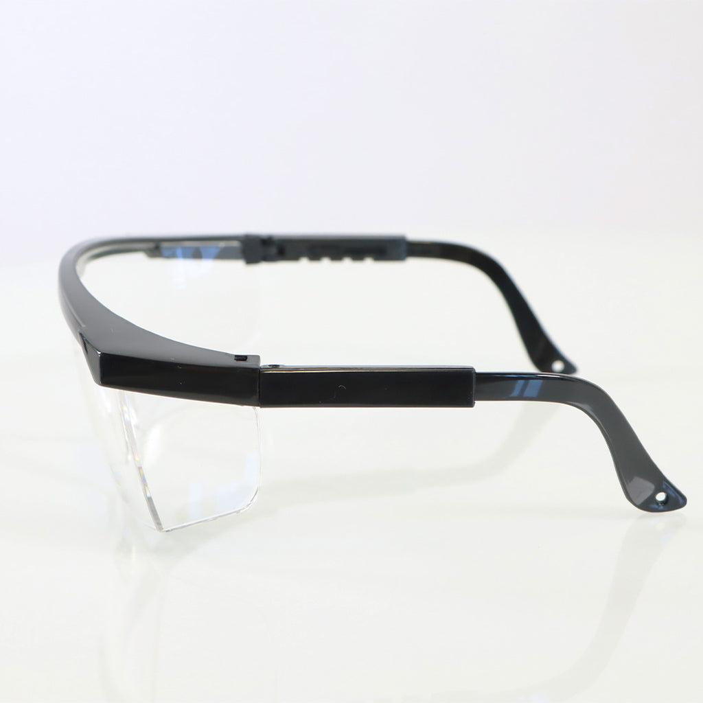 Operator Safety Glasses Eyewear Goggles Uvex Black Frame Clear Lens