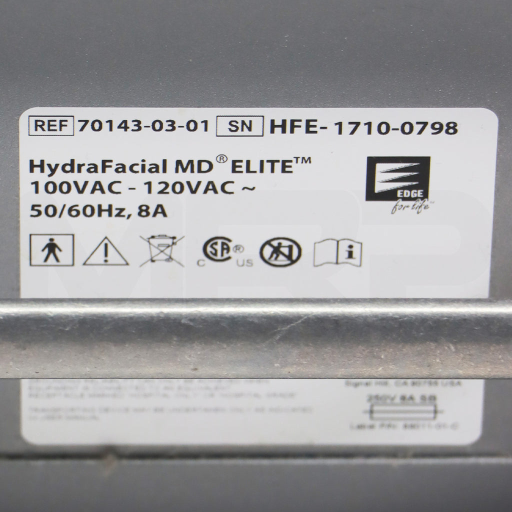 2017 Edge Systems Hydrafacial MD Elite Treatment Device