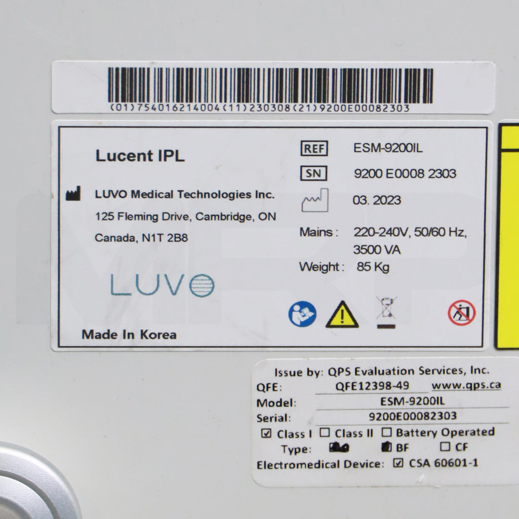 2023 Luvo Lucent IPL Laser Skin Rejuvenation Hair Removal HR Device