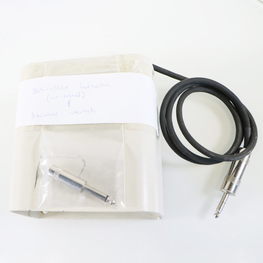 Naturalase Foot Pedal Foot Switch Focus Medical White Metal Shroud