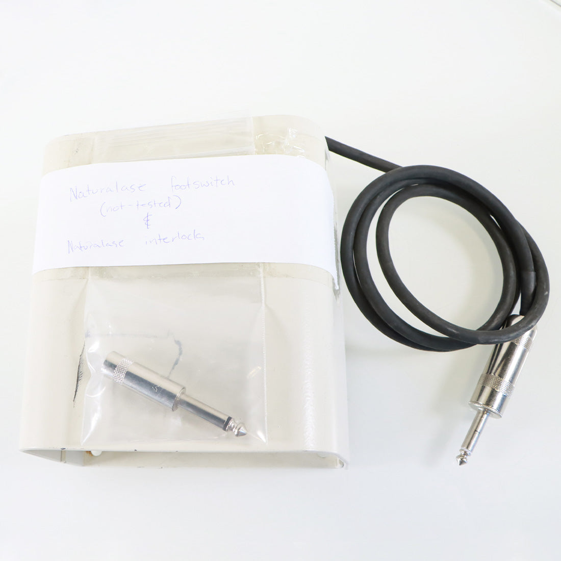 Naturalase Foot Pedal Foot Switch Focus Medical White Metal Shroud