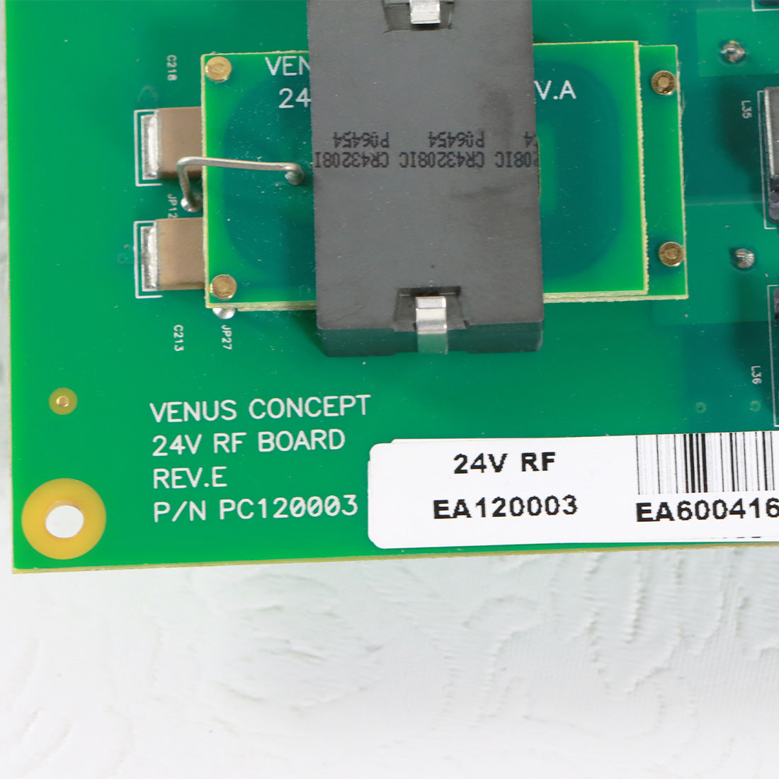 Venus Concept Venus Versa 24V RF Board Green PC120003 Parts As Is