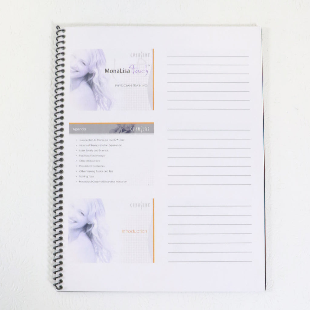 Cynosure Deka MonaLisa Touch In-Service Training Guide WorkBook Notes