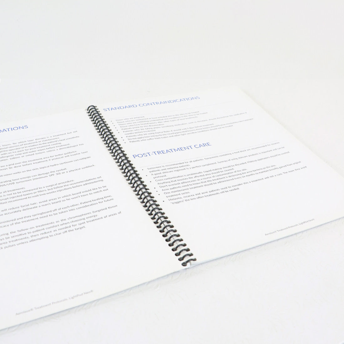 Aerolase LightPod Neo Treatment Protocols Guide Booklet Manual