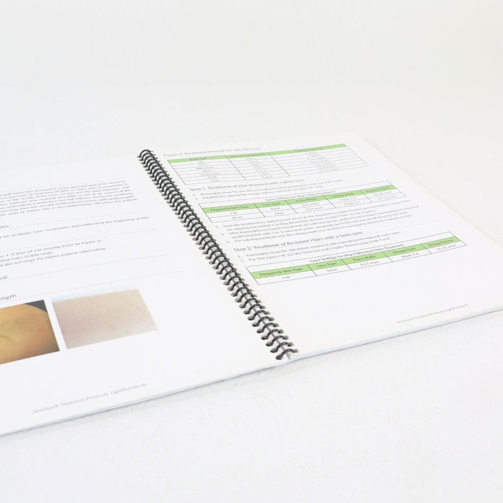 Aerolase LightPod Neo Treatment Protocols Guide Booklet Manual
