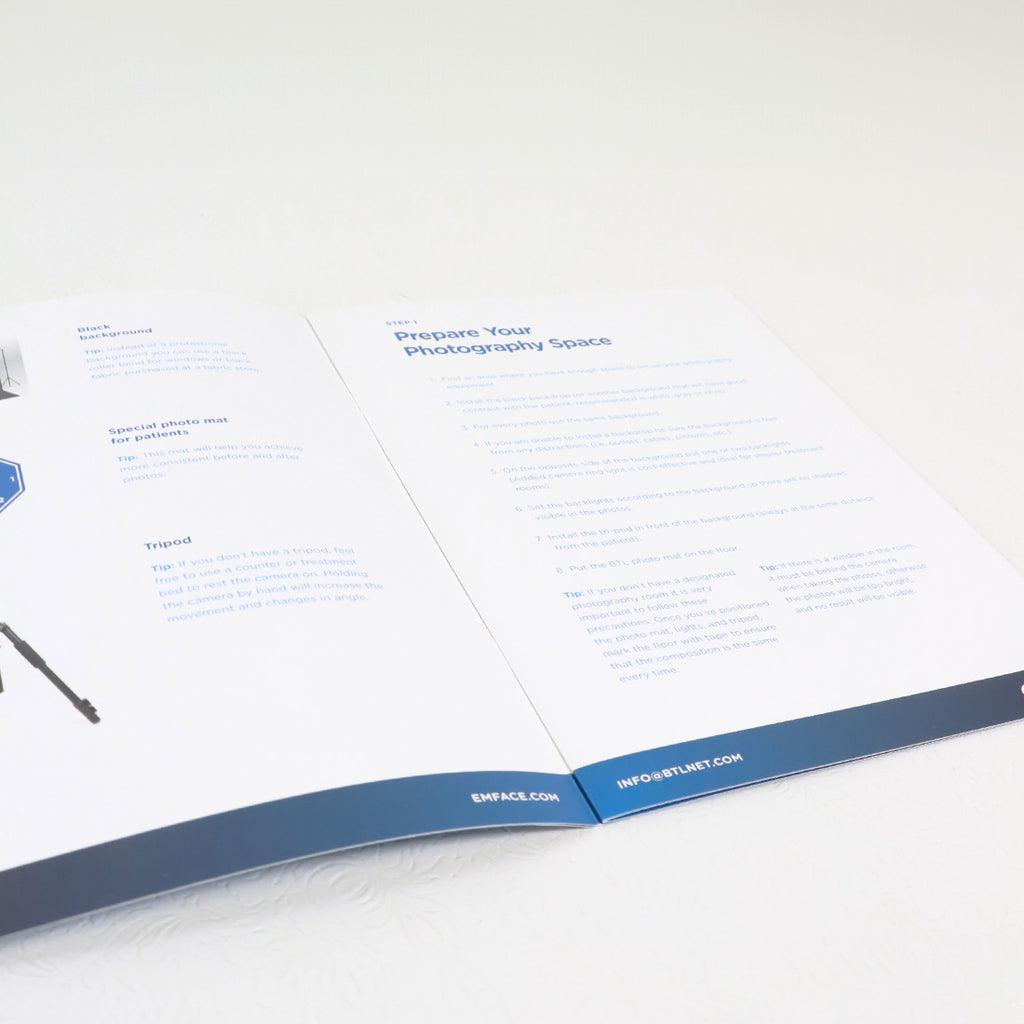 BTL Aesthetics EMFace Marketing Poster Photo Manual Guide ENU5100