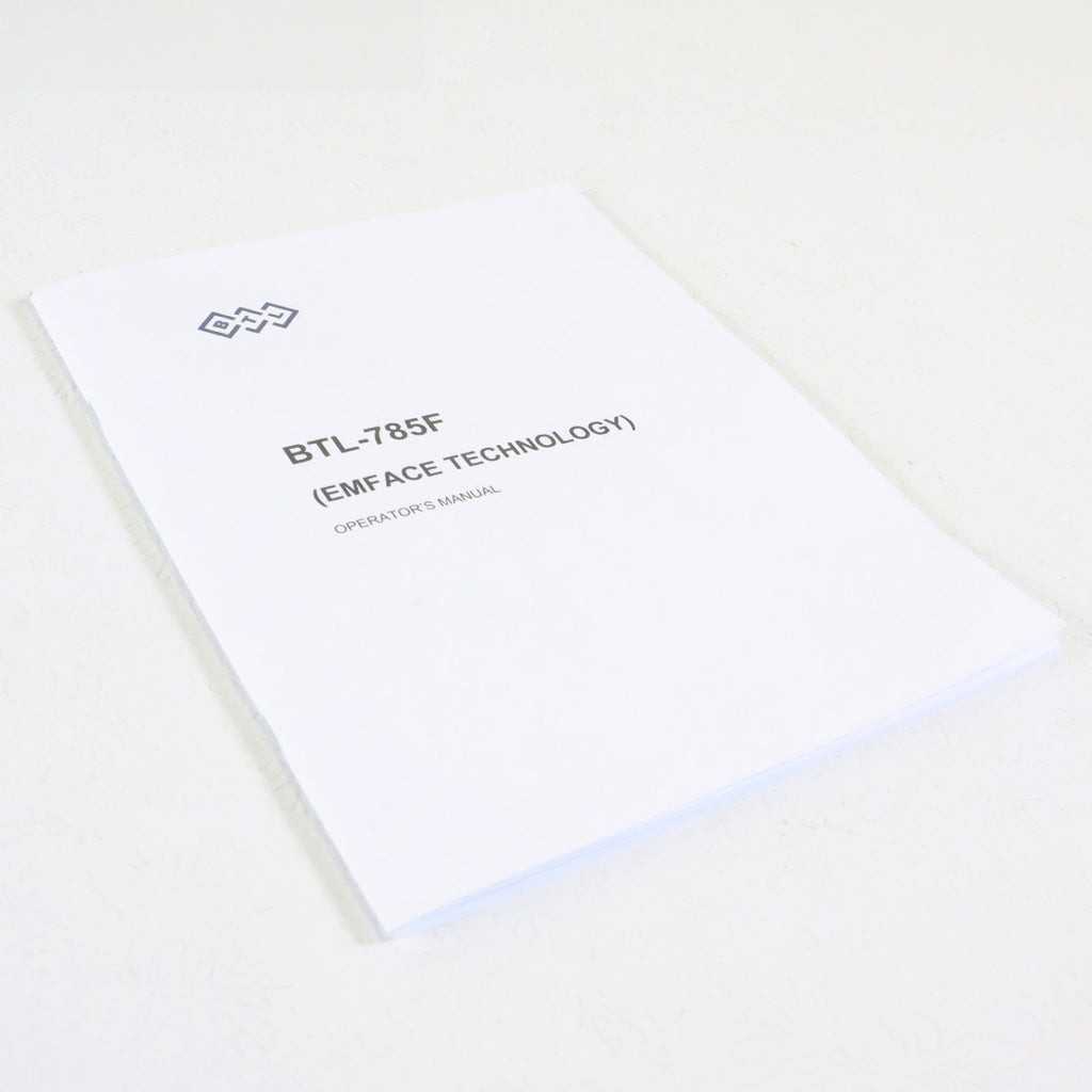 BTL Aesthetics BTL-785F EmFace Technology System Operator Manual