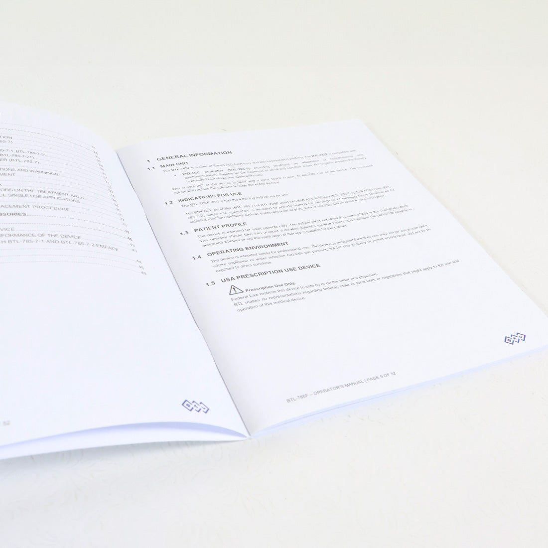 BTL Aesthetics BTL-785F EmFace Technology System Operator Manual