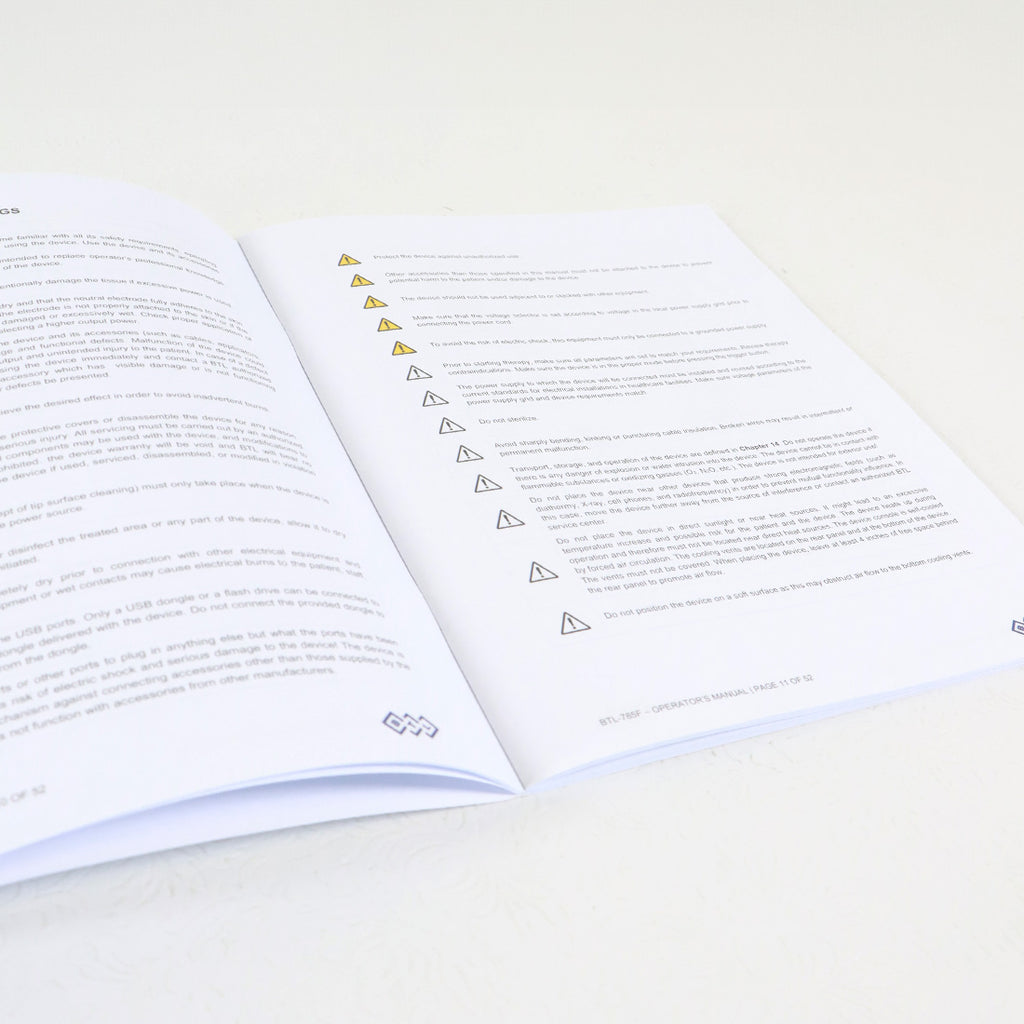 BTL Aesthetics BTL-785F EmFace Technology System Operator Manual