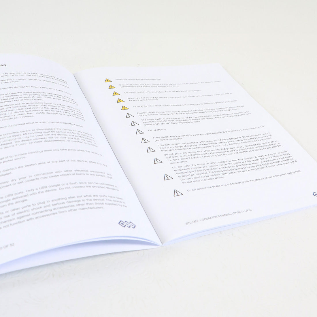 BTL Aesthetics BTL-785F EmFace Technology System Operator Manual