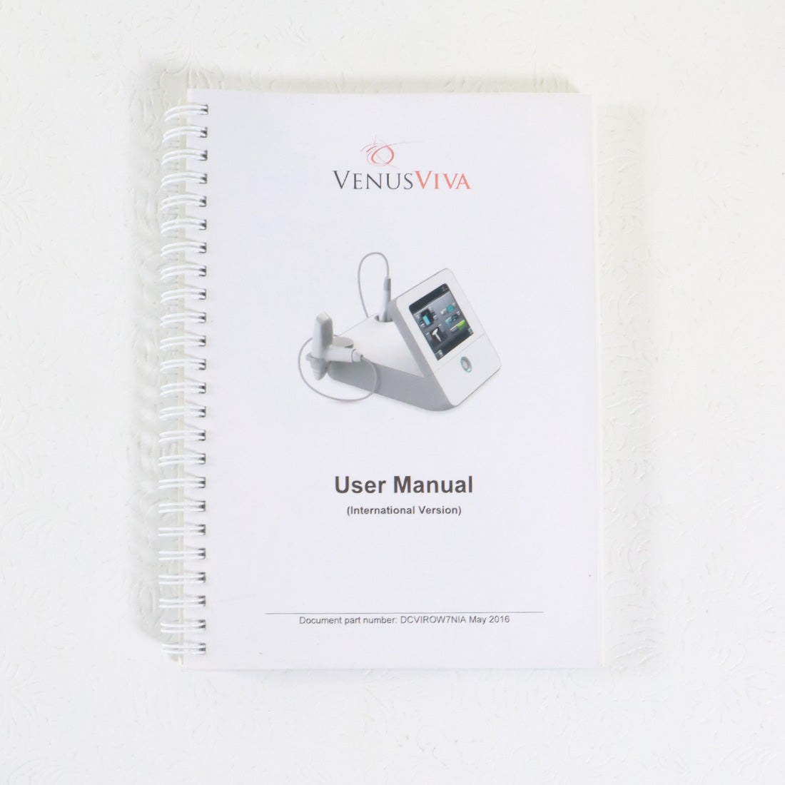 2016 VenusConcept Venus Viva Laser User Manual Operator Guide DCVIROW7NIA