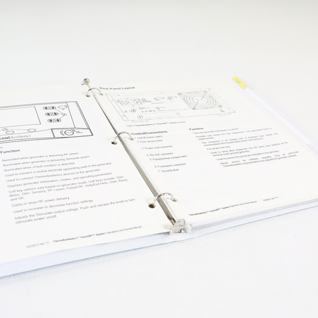 Thermi Aesthetics ThermiRF Cellulite System User Guide Operator Manual