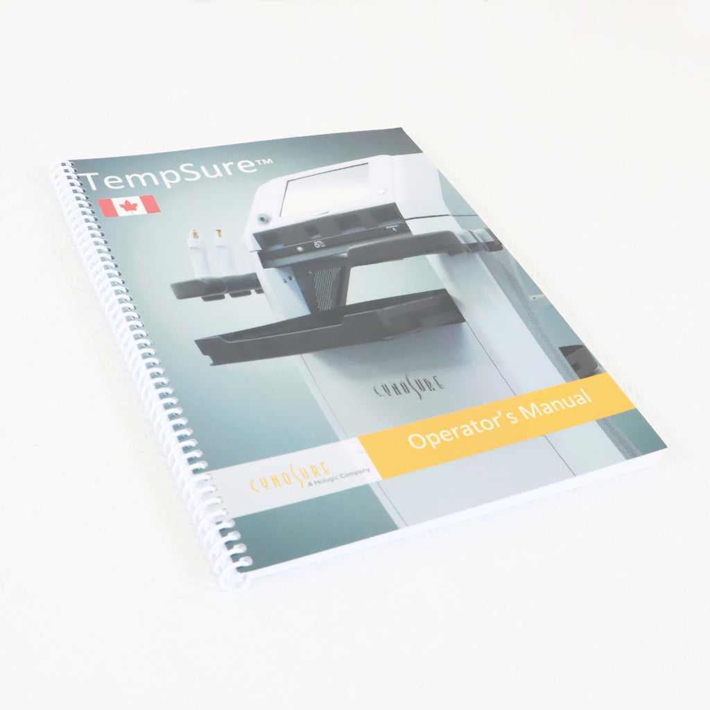 Cynosure TempSure Skin Tightening Operator Manual 850-7027-000CAN Canada