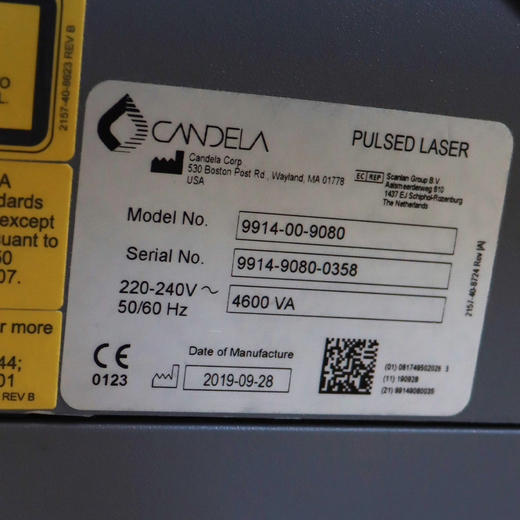 2019 Candela VBeam Prima Pulsed Dye Laser PDL System