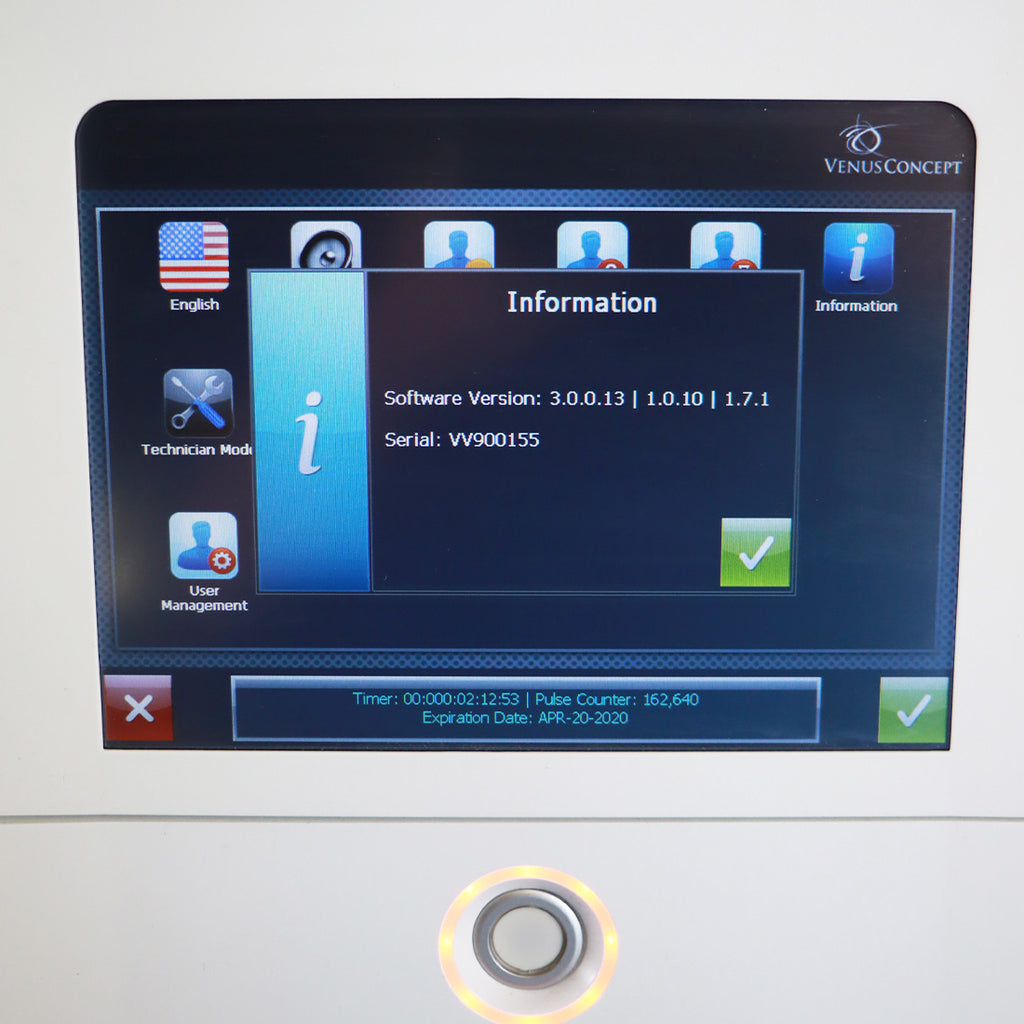 Venus Concept Venus Viva Fractional RF Radio Frequency Scars Skin Resurfacing