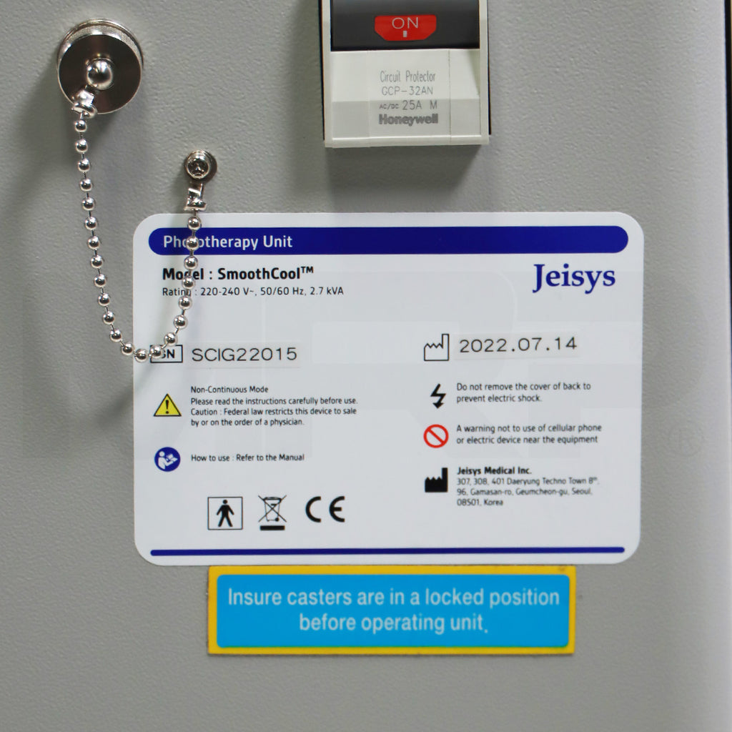 2022 Jeisys Medical SmoothCool Phototherapy Cool Hair Removal System
