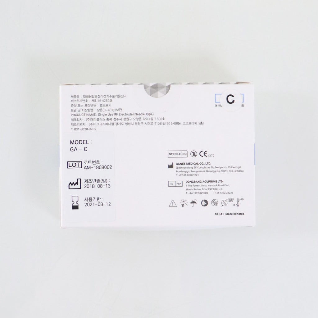 Agnes Medical RF Electrode Needle Type GA-C Micro-Insulated Exp 08/2021 x10