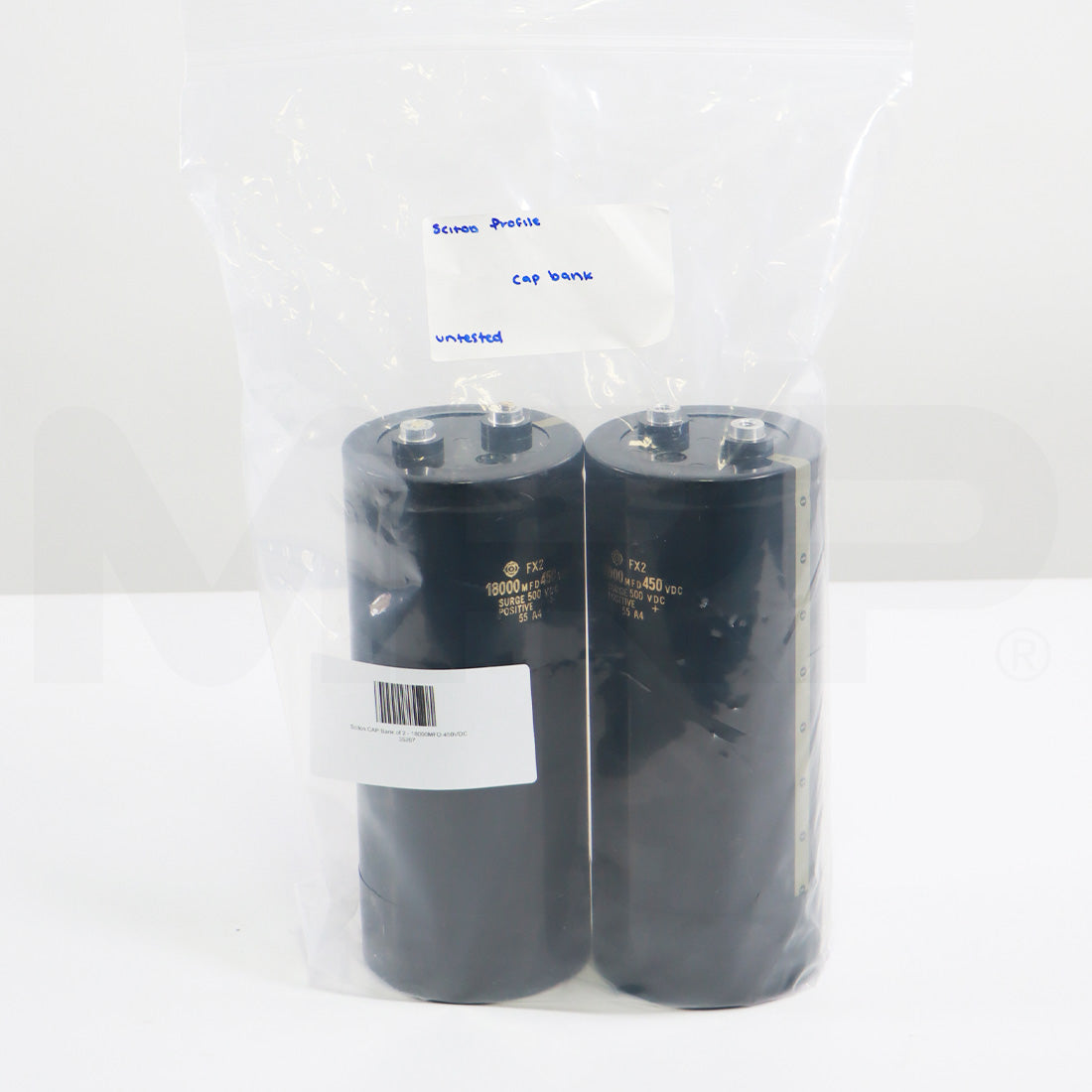 Sciton Profile CAP Bank Electrolytic Capacitors 18000 MFD 450 NDC 2x pack