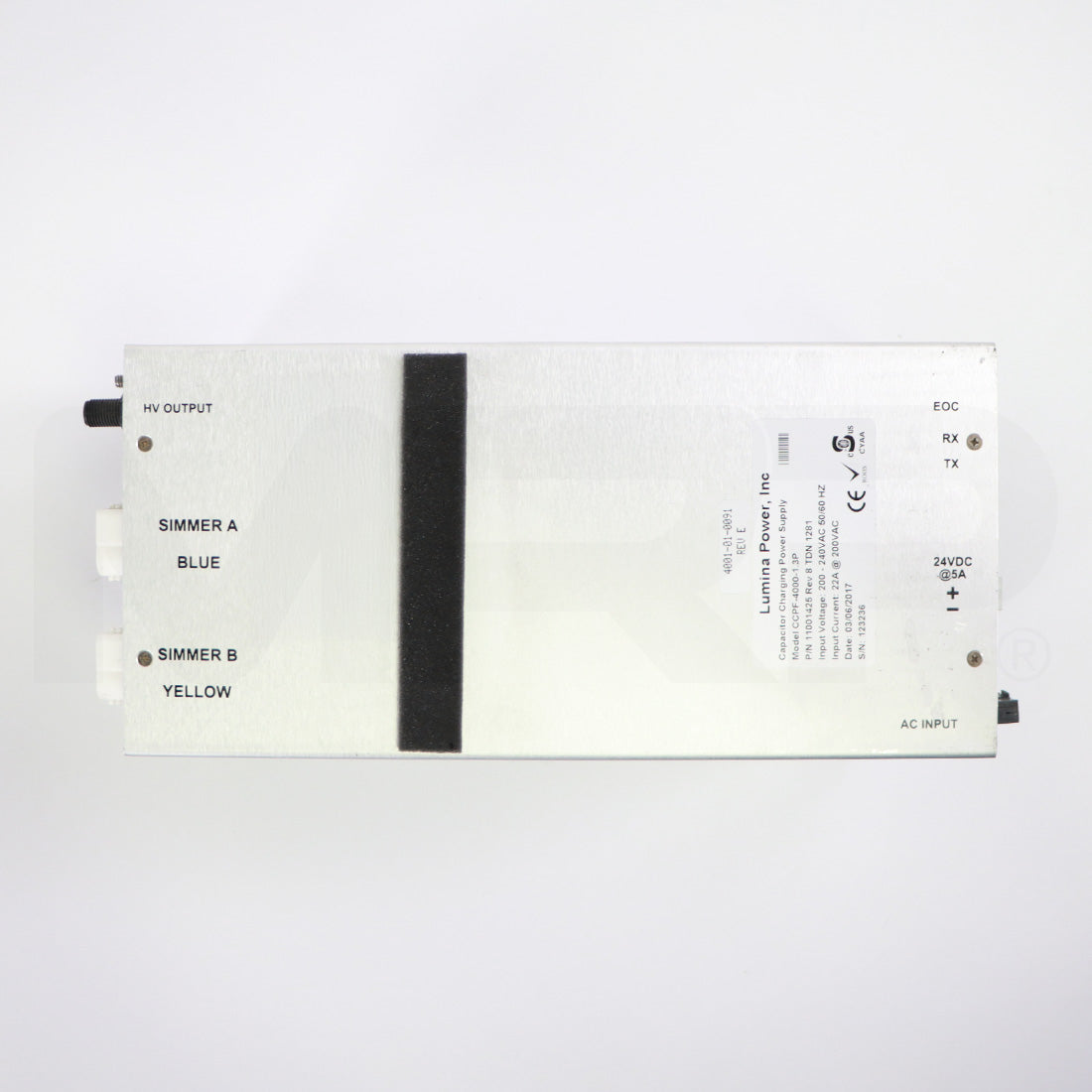 Candela VBeam2 Perfecta Pro Series HVPS Power Supply As-Is