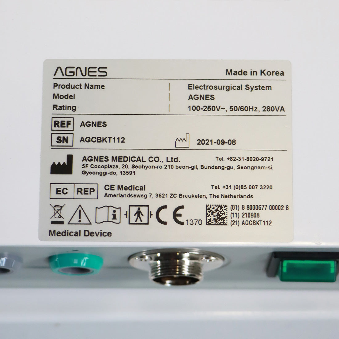 2021 Agnes RF ESG Precision Insulated Radio Frequency Acne Microneedling System