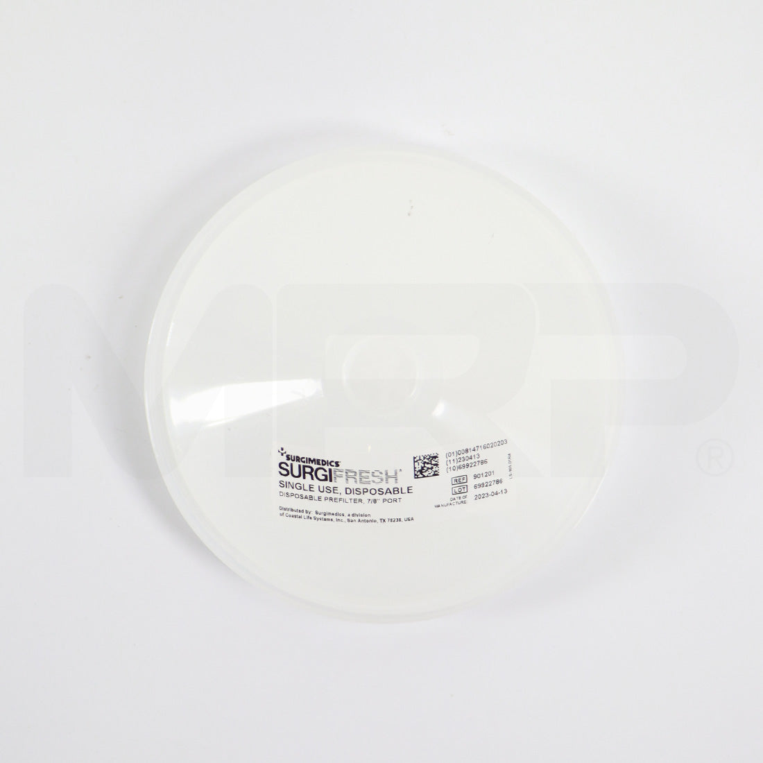 Surgimedics Surgifresh Smoke Evacuation Pre-Filter Disposable 7/8" Port