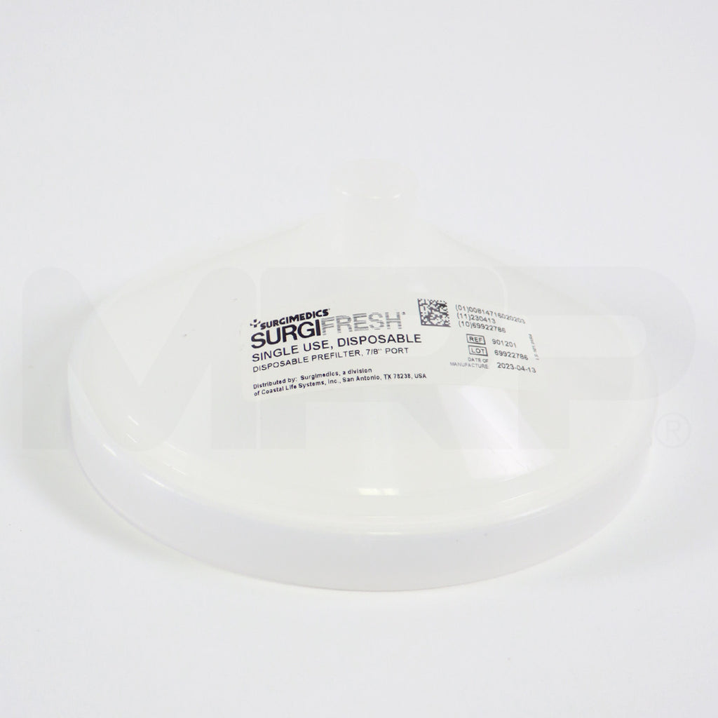 Surgimedics Surgifresh Smoke Evacuation Pre-Filter Disposable 7/8" Port