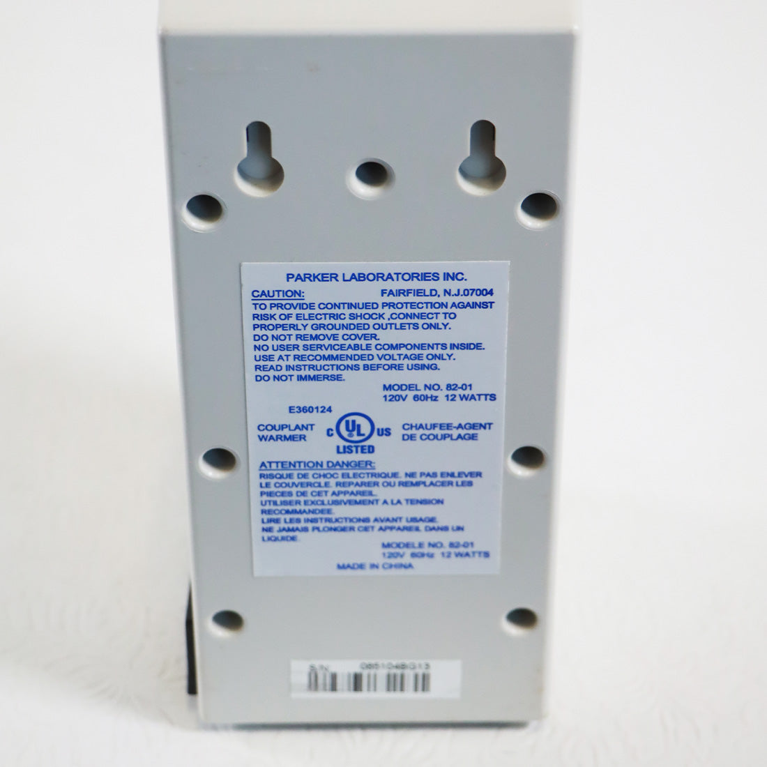 Thermasonic Single Bottle Gel Warmer Machine 104°F 82-01 1 Pc