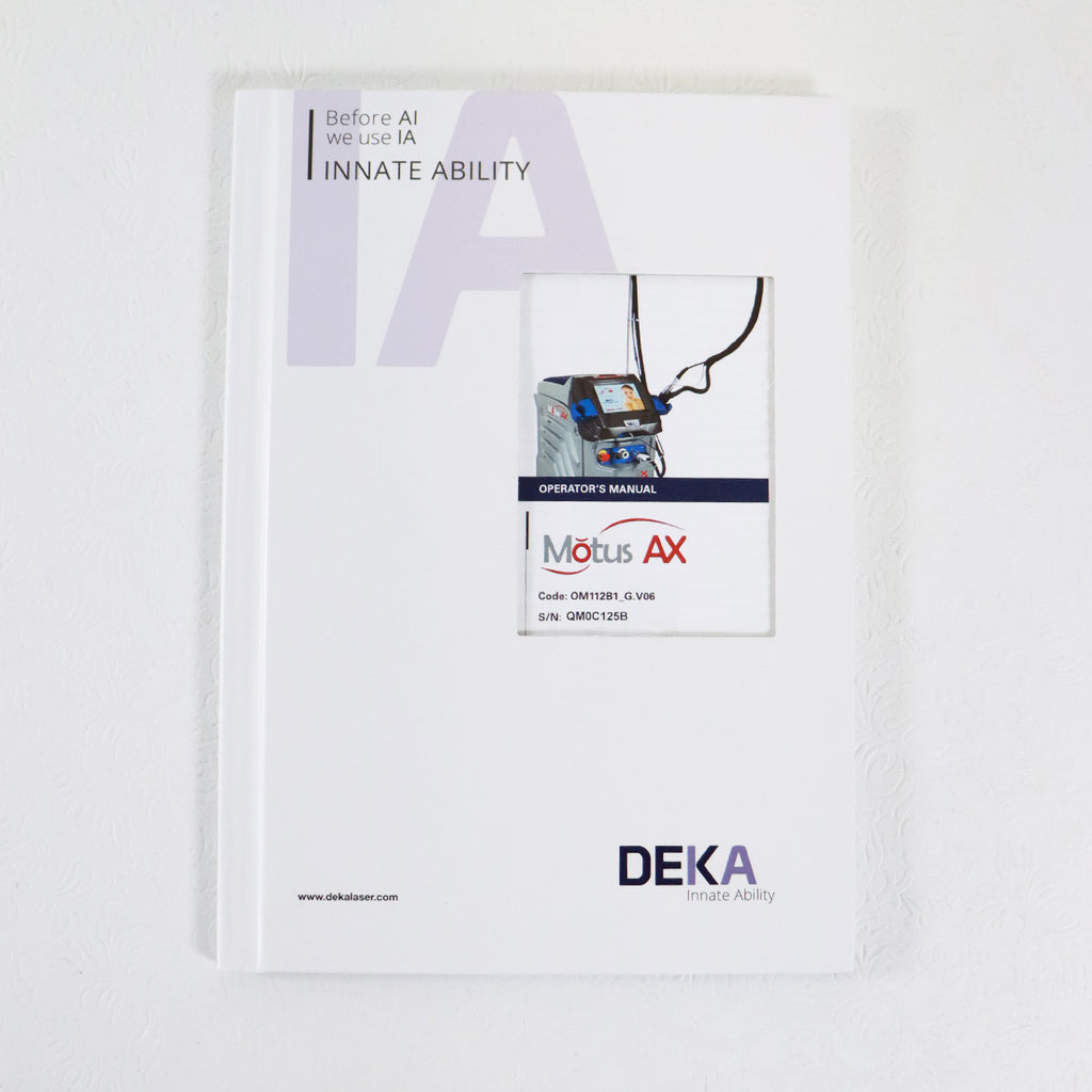 Deka Motus AX Laser Operator's Manual OM112B1_G_V06