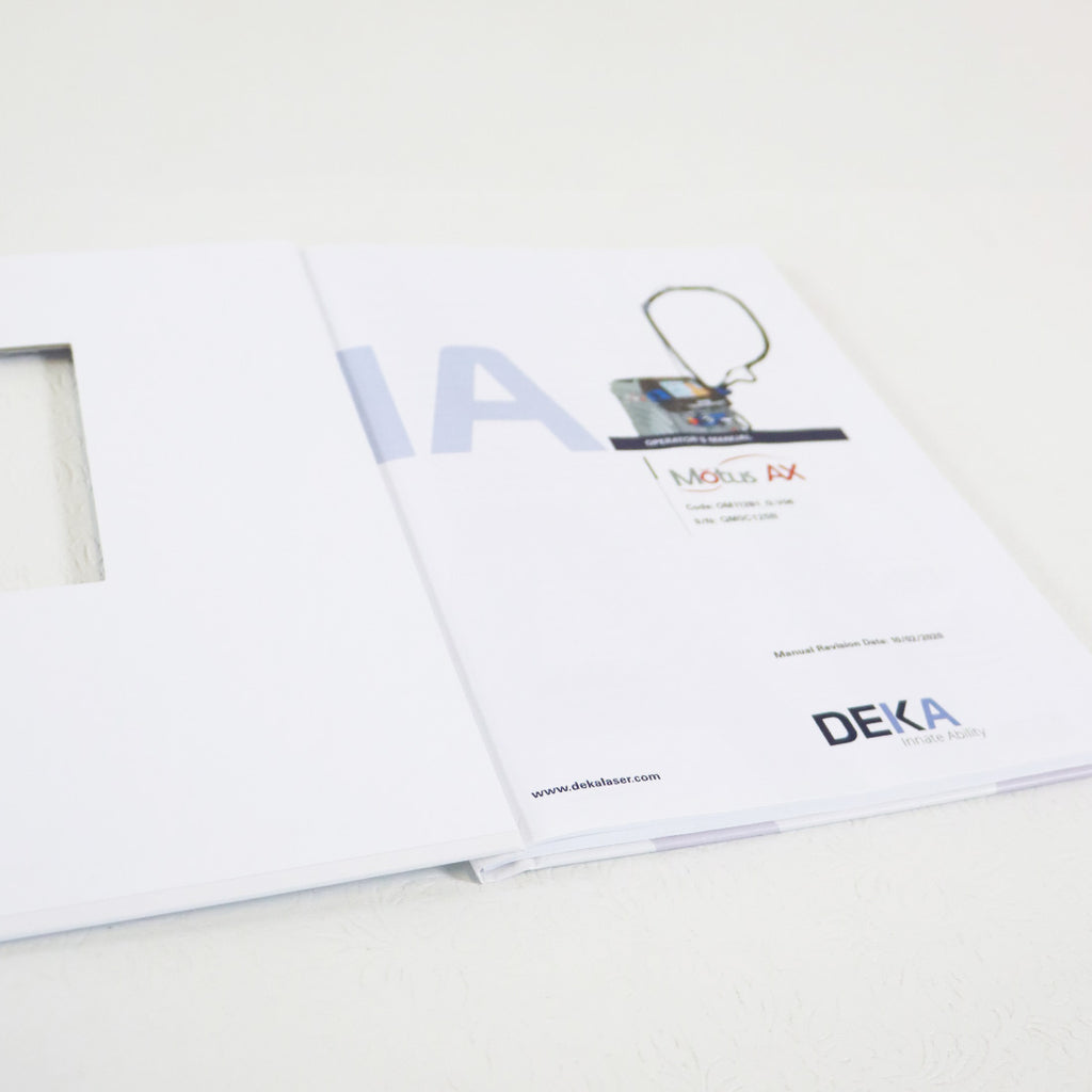Deka Motus AX Laser Operator's Manual OM112B1_G_V06
