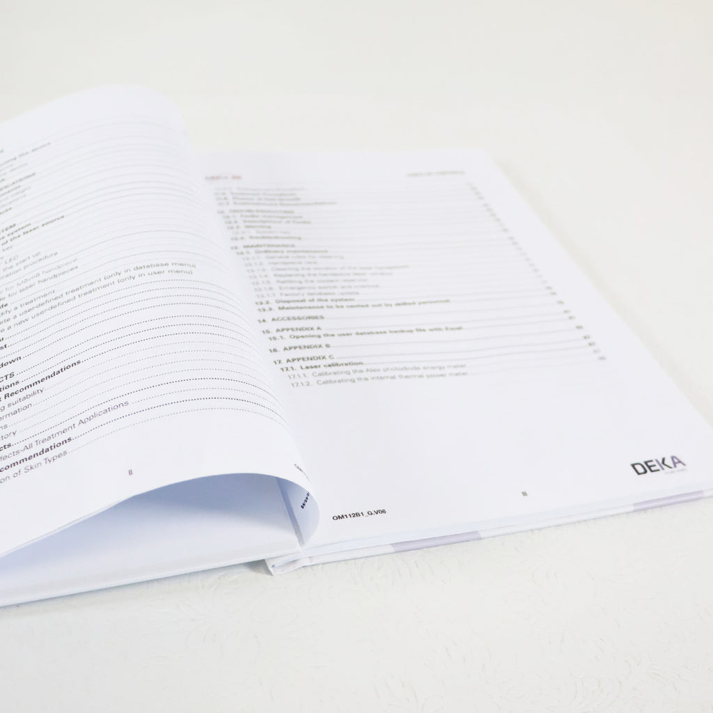 Deka Motus AX Laser Operator's Manual OM112B1_G_V06