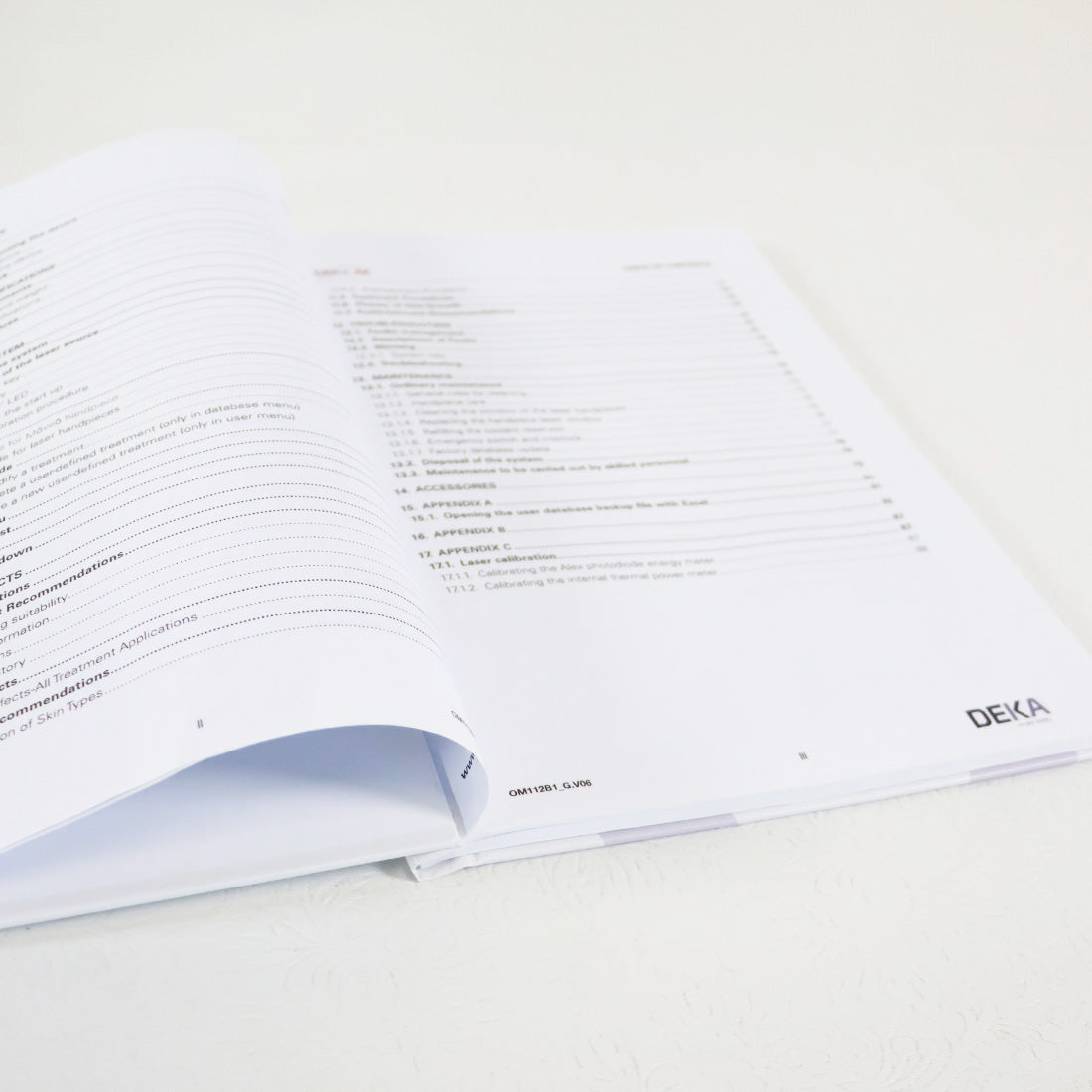 Deka Motus AX Laser Operator's Manual OM112B1_G_V06