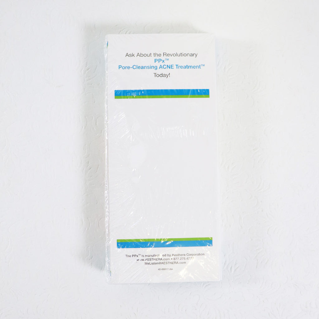 Aesthera PPx Pore Cleansing Acne Treament Marketing Brochure x25