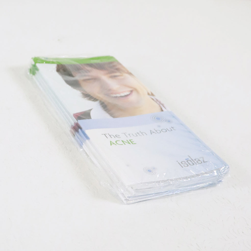Solta Isolaz IPL Truth Acne Education Skin Rejuvenation Patient Brochure 25-Pack