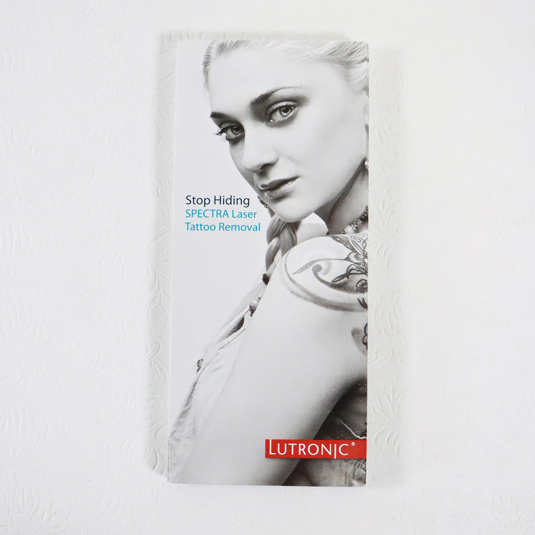 Lutronic Spectra Laser Tattoo Removal Brochure Pamphlet x18