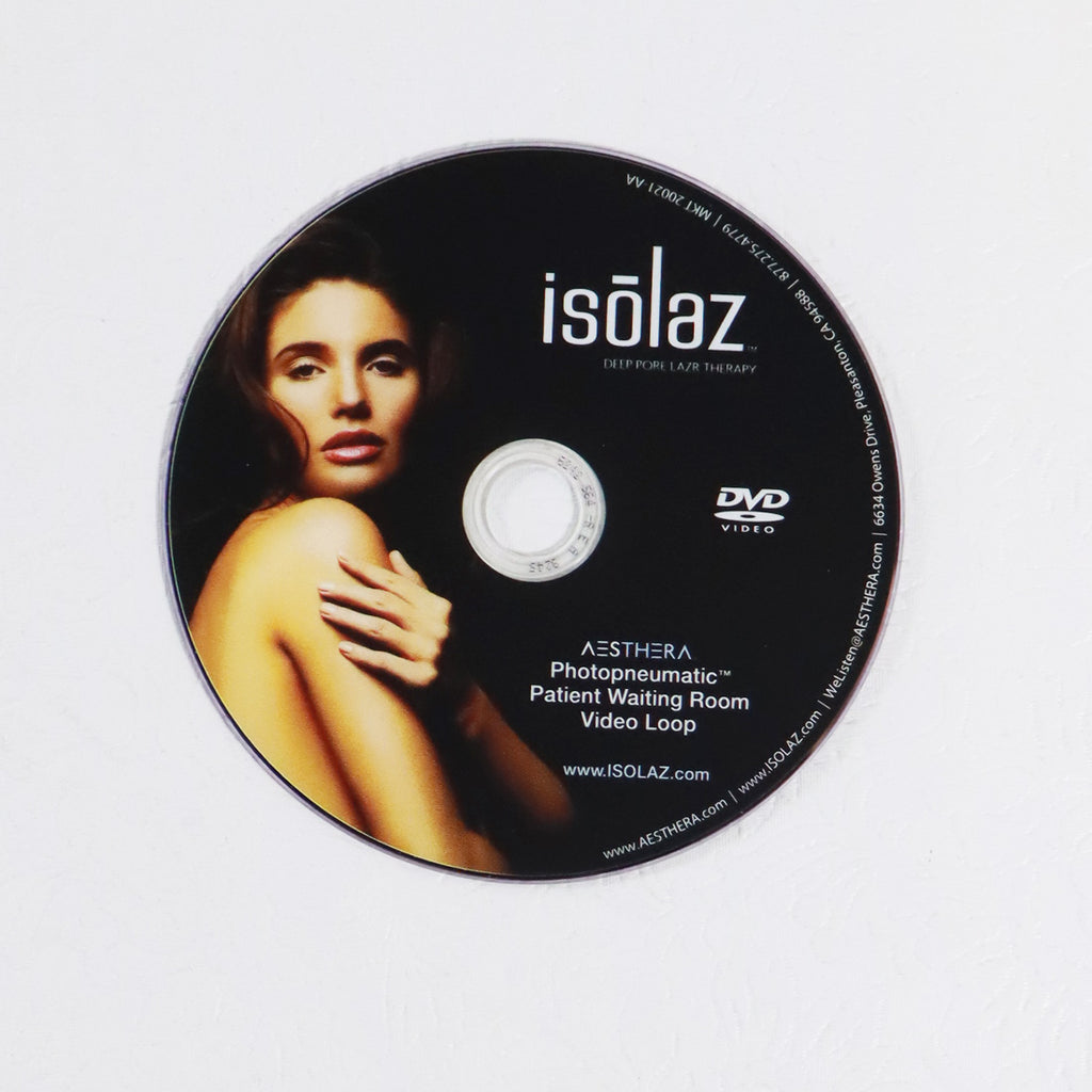 Aesthera Isolaz Photopneumatic Patient Waiting Room Video Loop CD DVD