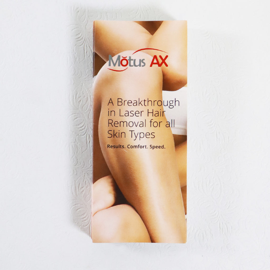 DEKA Motus AX Laser Hair Removal Office Patient Brochure x15