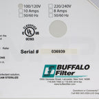 Buffalo Filter Porta PlumeSafe 604 Surgical Smoke Evacuation Device PPS604 ViroSafe Filter