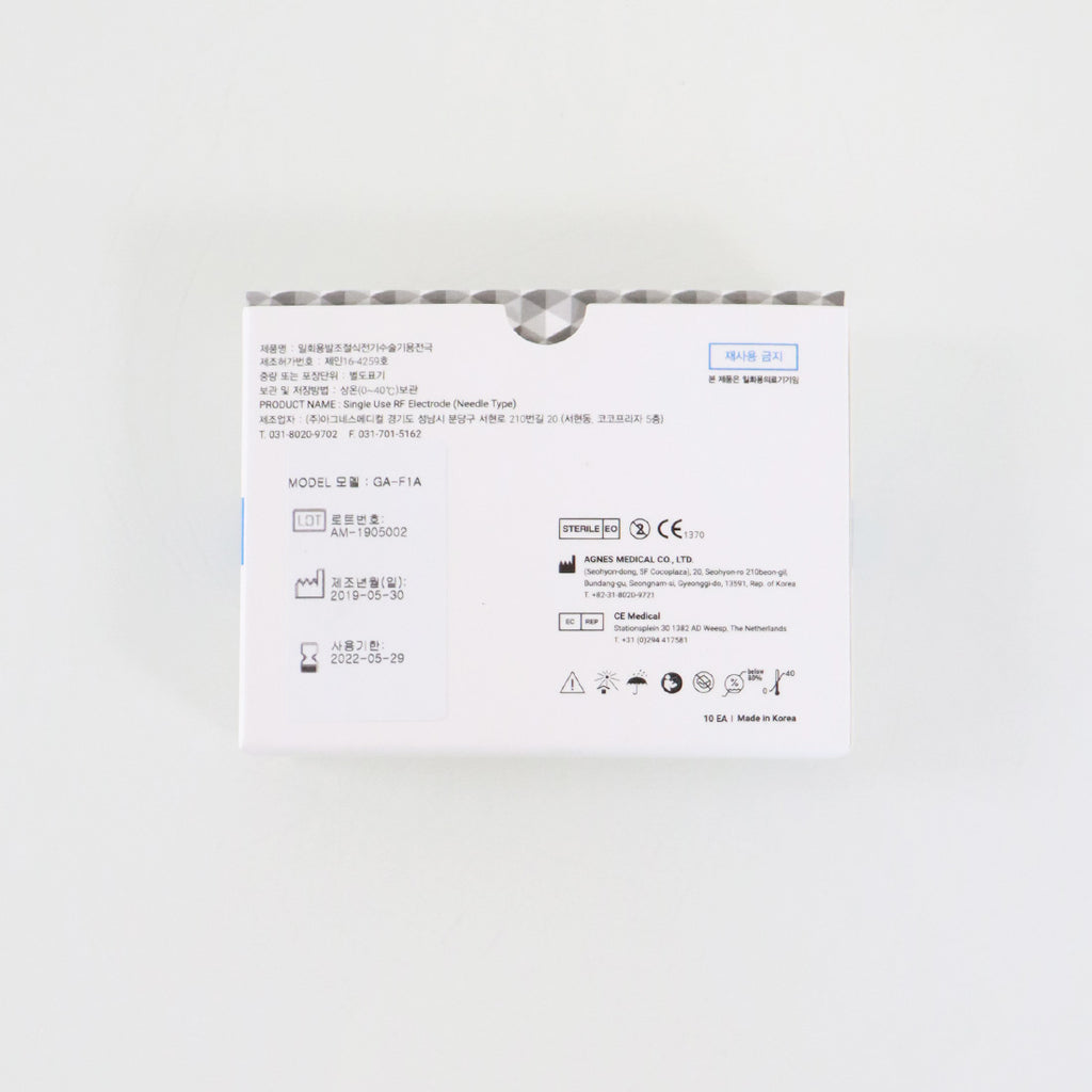 Agnes Medical RF Electrode Type Model F1A 5x Micro-Insulated Needle EXP 05/2022