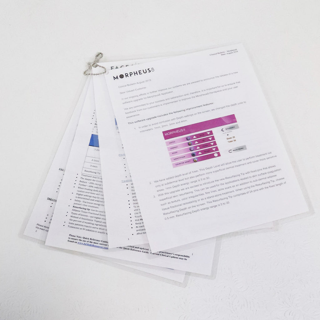 INMODE GUIDE ACCUTITE- MORPHEUS8 - FACETITE OPERATOR MANUAL